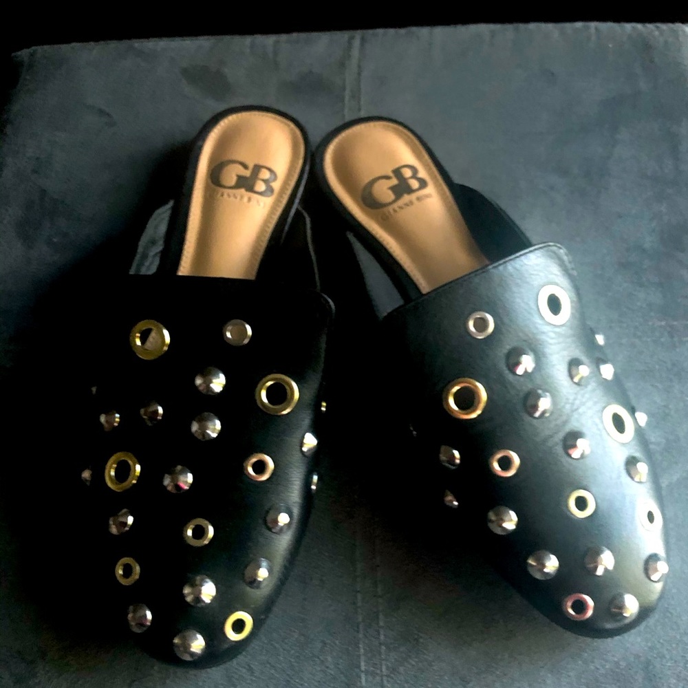 GB brand mule style shoes